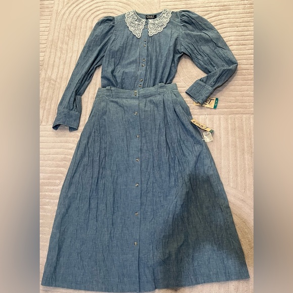Circle T Marilyn Lenox Vintage Purple Dress Size 11/12